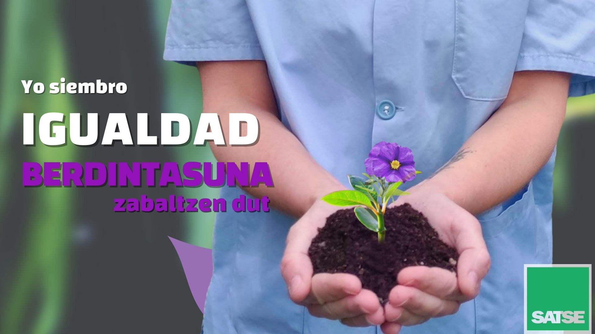 Igualdad manos planta