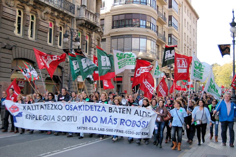 mani huelga bizkaia