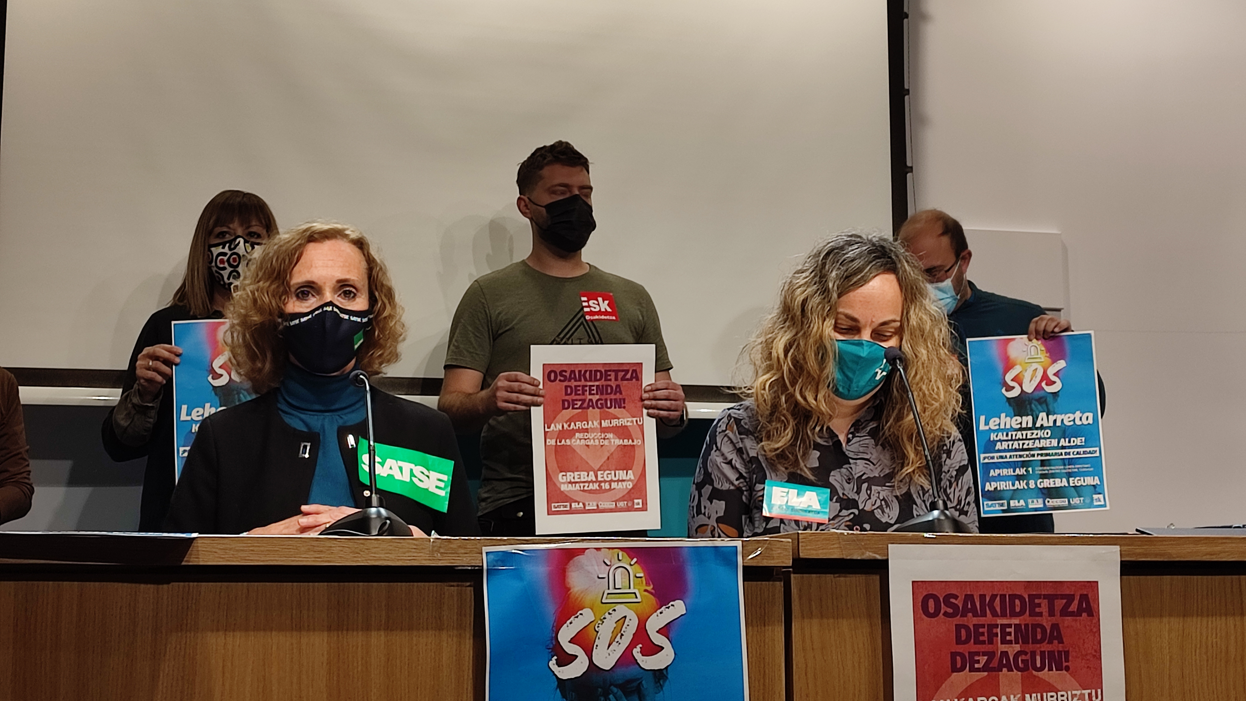 Rueda de prensa intersindical