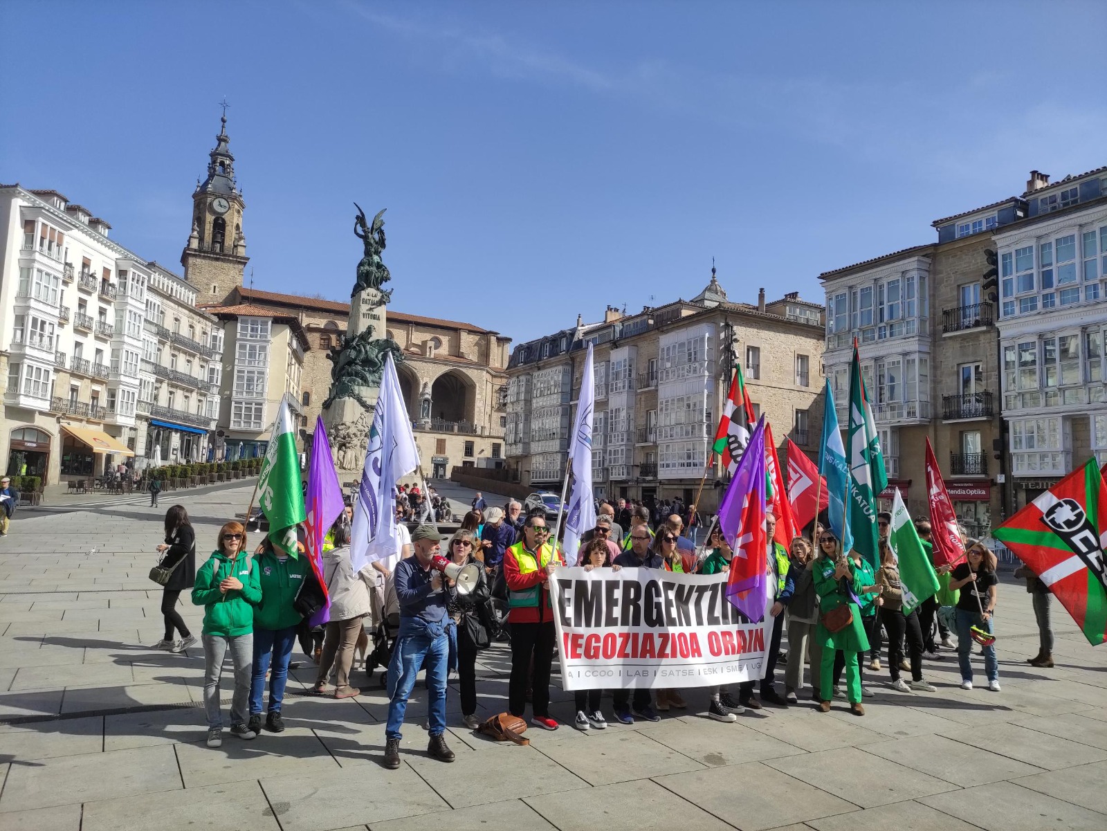 Concentracion emergencias Vitoria - Gasteiz